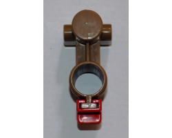 Осевой блок переднего колеса + фиксатор в сборе к коляске Geoby D222, D205, D208, D209 (коричневый (-foto8