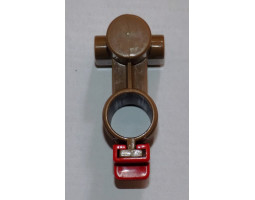 Осевой блок переднего колеса + фиксатор в сборе к коляске Geoby D222, D205, D208, D209 (коричневый (-foto8