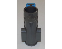 Осевой блок переднего колеса + фиксатор в сборе к коляске Geoby D222, D205, D208, D209 (темно-серый--foto2