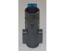 Осевой блок переднего колеса + фиксатор в сборе к коляске Geoby D222, D205, D208, D209 (темно-серый--foto2