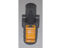 Осевой блок переднего колеса + фиксатор в сборе к коляске Geoby D222, D205, D208, D209 (темно-серый--foto4