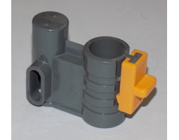 Осевой блок переднего колеса + фиксатор в сборе к коляске Geoby D222, D205, D208, D209 (темно-серый-