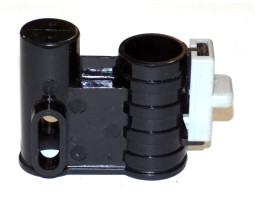 Осевой блок переднего колеса + фиксатор в сборе к коляске Geoby D222, D205, D208, D209 (черный-св. с-foto4