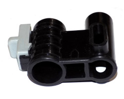 Осевой блок переднего колеса + фиксатор в сборе к коляске Geoby D222, D205, D208, D209 (черный-св. с-foto5