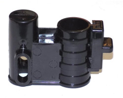 Осевой блок переднего колеса + фиксатор в сборе к коляске Geoby D222, D205, D208, D209 (черный-черны-foto2