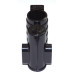 Осевой блок переднего колеса + фиксатор в сборе к коляске Geoby D222, D205, D208, D209 (черный-черны