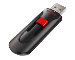 USB Flash Drive 64Gb SanDisk Cruzer Glide Black/ Red (SDCZ60-064G-B35)