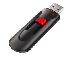 USB Flash Drive 64Gb SanDisk Cruzer Glide Black/ Red (SDCZ60-064G-B35)