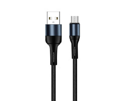 Кабель USB 2.0 - 1.0m AM/ microUSB,  Black, 1 м, 2.4A (CW-CBUM045-BK)