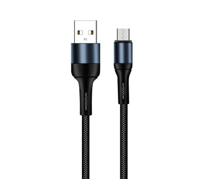 Кабель USB 2.0 - 1.0m AM/ microUSB,  Black, 1 м, 2.4A (CW-CBUM045-BK)