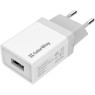 Сетевое зарядное устройство ColorWay, White, 1xUSB, 1A, (CW-CHS011-WT)