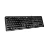 Клавиатура A4tech KK-3 Black, USB, Comfort Key