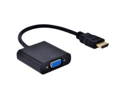 Переходник HDMI (папа) > VGA(мама) 20cm, STLab U-990 Pro BTC white Переходник HDMI (папа) > VGA(мама) 20cm, STLab U-990 Pro BTC white