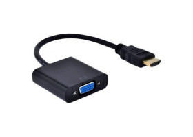 Переходник HDMI (папа) > VGA(мама) 20cm, STLab U-990 Pro BTC white