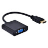 Переходник HDMI (папа) > VGA(мама) 20cm, STLab U-990 Pro BTC white
