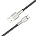 Кабель USB  - 1.0m AM/ Type-C  ColorWay, Black (CW-CBUC046-BK)