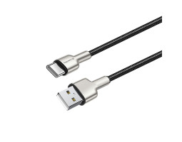 Кабель USB - 1.0m AM/ Type-C ColorWay, Black (CW-CBUC046-BK)-foto4