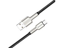 Кабель USB - 1.0m AM/ Type-C ColorWay, Black (CW-CBUC046-BK)-foto5