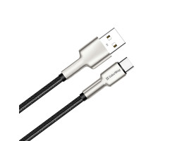 Кабель USB - 1.0m AM/ Type-C ColorWay, Black (CW-CBUC046-BK)-foto6