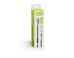 Кабель USB 2.0 - 1.0m AM/ microUSB, Black, 2.4A (CW-CBUM046-BK)-foto2