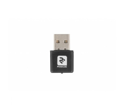 Сетевая карта 2E PowerLink WR812 N300, Black(USB > Wi-Fi 300 Мбит/ с, 802.11n) (2E-WR812)