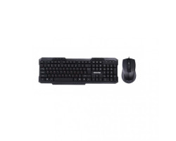 Комплект Maxxter KMS-CM-02-UA (клавиатура+мышь) Black, USB