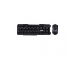 Комплект Maxxter KMS-CM-02-UA (клавиатура+мышь) Black, USB