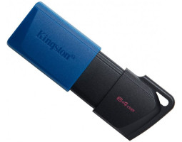 USB 3.2 Flash Drive 64Gb Kingston DataTraveler Exodia M, Black/ Blue (DTXM/ 64GB)