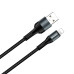 Кабель USB > Lightning,  ColorWay CW-CBUL045-BK Black, 1 м, 2.4A