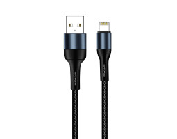 Кабель USB > Lightning,  ColorWay CW-CBUL045-BK Black, 1 м, 2.4A-foto2