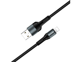 Кабель USB > Lightning,  ColorWay CW-CBUL045-BK Black, 1 м, 2.4A-foto4