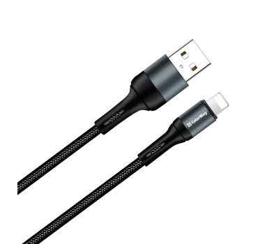 Кабель USB > Lightning,  ColorWay CW-CBUL045-BK Black, 1 м, 2.4A