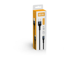 Кабель USB > Lightning,  ColorWay CW-CBUL045-BK Black, 1 м, 2.4A-foto6