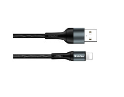 Кабель USB > Lightning,  ColorWay CW-CBUL045-BK Black, 1 м, 2.4A-foto7