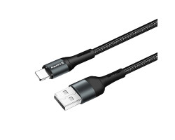 Кабель USB > Lightning,  ColorWay CW-CBUL045-BK Black, 1 м, 2.4A