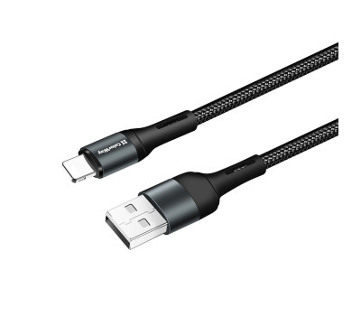 Кабель USB > Lightning,  ColorWay CW-CBUL045-BK Black, 1 м, 2.4A
