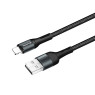 Кабель USB > Lightning,  ColorWay CW-CBUL045-BK Black, 1 м, 2.4A