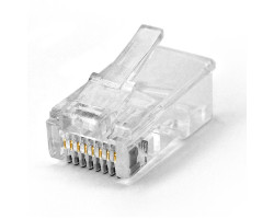 Коннектор RJ-45 Clear, Cat. 5e, Patron