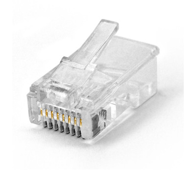 Коннектор RJ-45 Clear, Cat. 5e, Patron