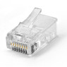 Коннектор RJ-45 Clear, Cat. 5e, Patron