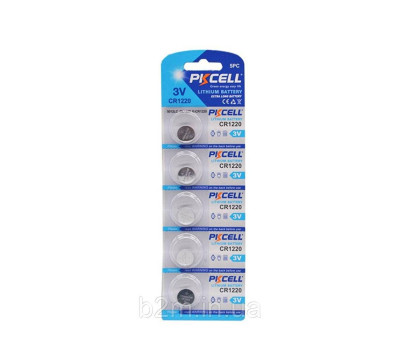 Батарейка CR1620, литиевая, PKCELL, 1 шт, 3V, Blister
