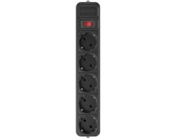Фильтр сетевой 3.0 м Maxxter SPM5-G-10B Black 5 розеток Фильтр сетевой 3.0 м Maxxter SPM5-G-10B Black 5 розеток