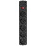 Фильтр сетевой 3.0 м Maxxter SPM5-G-10B Black 5 розеток