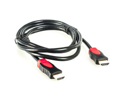 Кабель HDMI > HDMI 3.0 m, Black/ Red, V1.4, Patron, позолоченные коннекторы (PN-HDMI-GP-30)