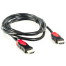 Кабель HDMI > HDMI 3.0 m, Black/ Red, V1.4, Patron, позолоченные коннекторы (PN-HDMI-GP-30)