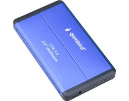 Карман HDD 2.5″ Gembird, Blue, USB 3.0, 1xSATA HDD/ SSD, питание по USB (EE2-U3S-2-B) Карман HDD 2.5″ Gembird, Blue, USB 3.0, 1xSATA HDD/ SSD, питание по USB (EE2-U3S-2-B)
