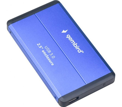 Карман HDD 2.5″ Gembird, Blue, USB 3.0, 1xSATA HDD/ SSD, питание по USB (EE2-U3S-2-B) Карман HDD 2.5″ Gembird, Blue, USB 3.0, 1xSATA HDD/ SSD, питание по USB (EE2-U3S-2-B)