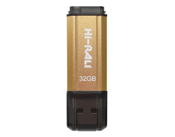 USB Flash Drive 32Gb Hi-Rali Stark series Gold, HI-32GBSTGD