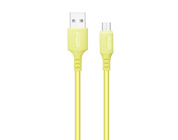 Кабель USB 2.0 - 1.0m AM/ microUSB, Yellow, 2.4A (CW-CBUM043-Y) Кабель USB 2.0 - 1.0m AM/ microUSB, Yellow, 2.4A (CW-CBUM043-Y)
