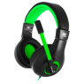 Наушники Gemix N3 Black/ Green, микрофон, игровая гарнитура